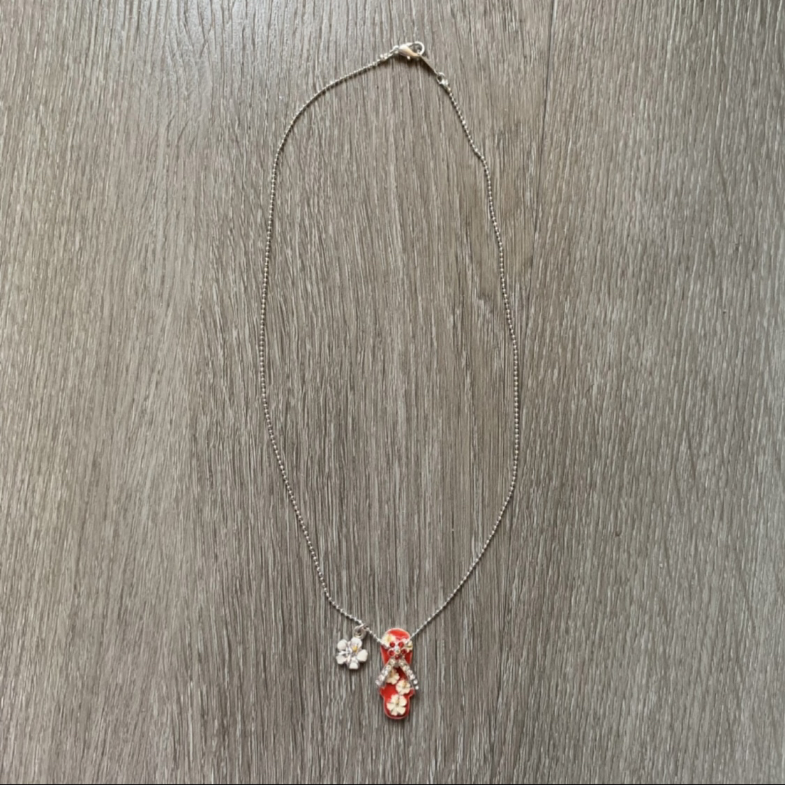 Cute Necklace (flower, slipper) image indicator(2)