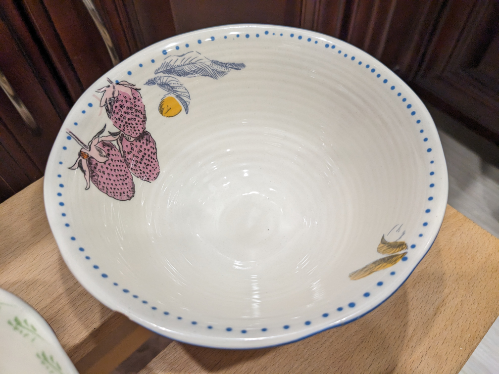 Anthropologie Chicken & Piggy Bowls 2pcs🥕 image indicator(3)