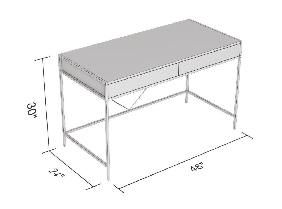 Brand New Computer Desk 49" L with 2 drawers - photo 2