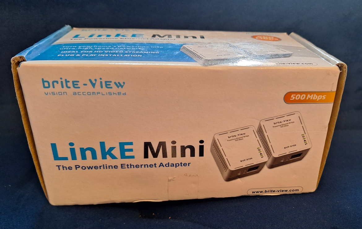 Brite-View LinkE Mini 500 Mbps Powerline image indicator(5)