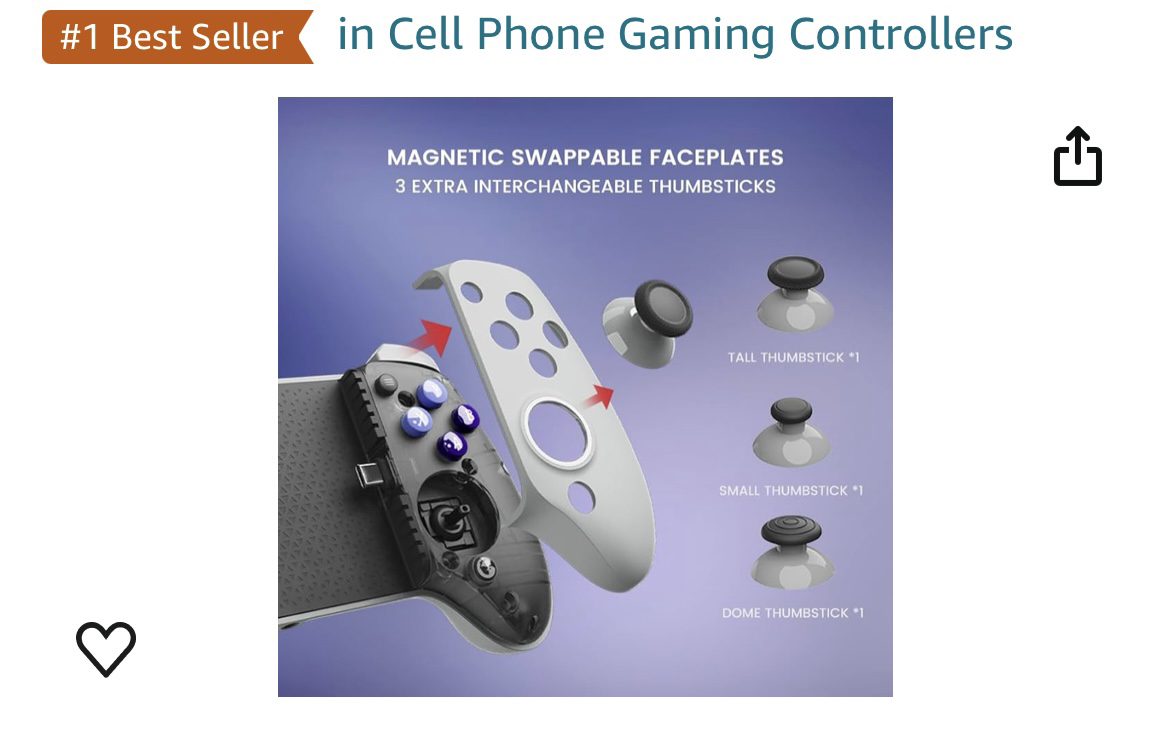 G8 GameSir Galileo Type-C wired Mobile Gaming Controller - photo 2