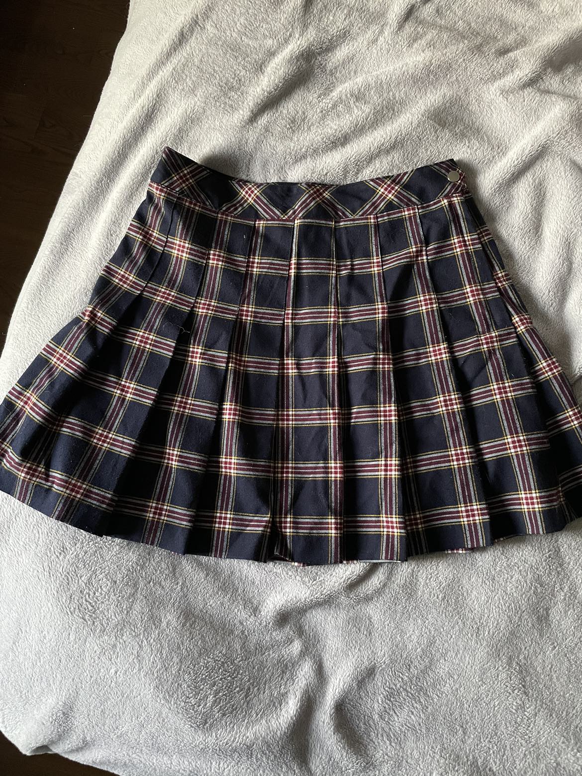 Plaid Summer Pleated Skirt