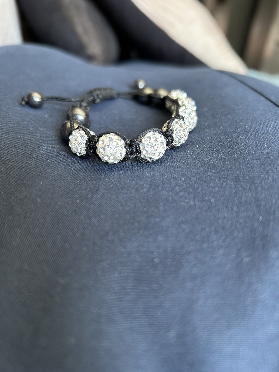 Boho bracelet- black & white image indicator(2)