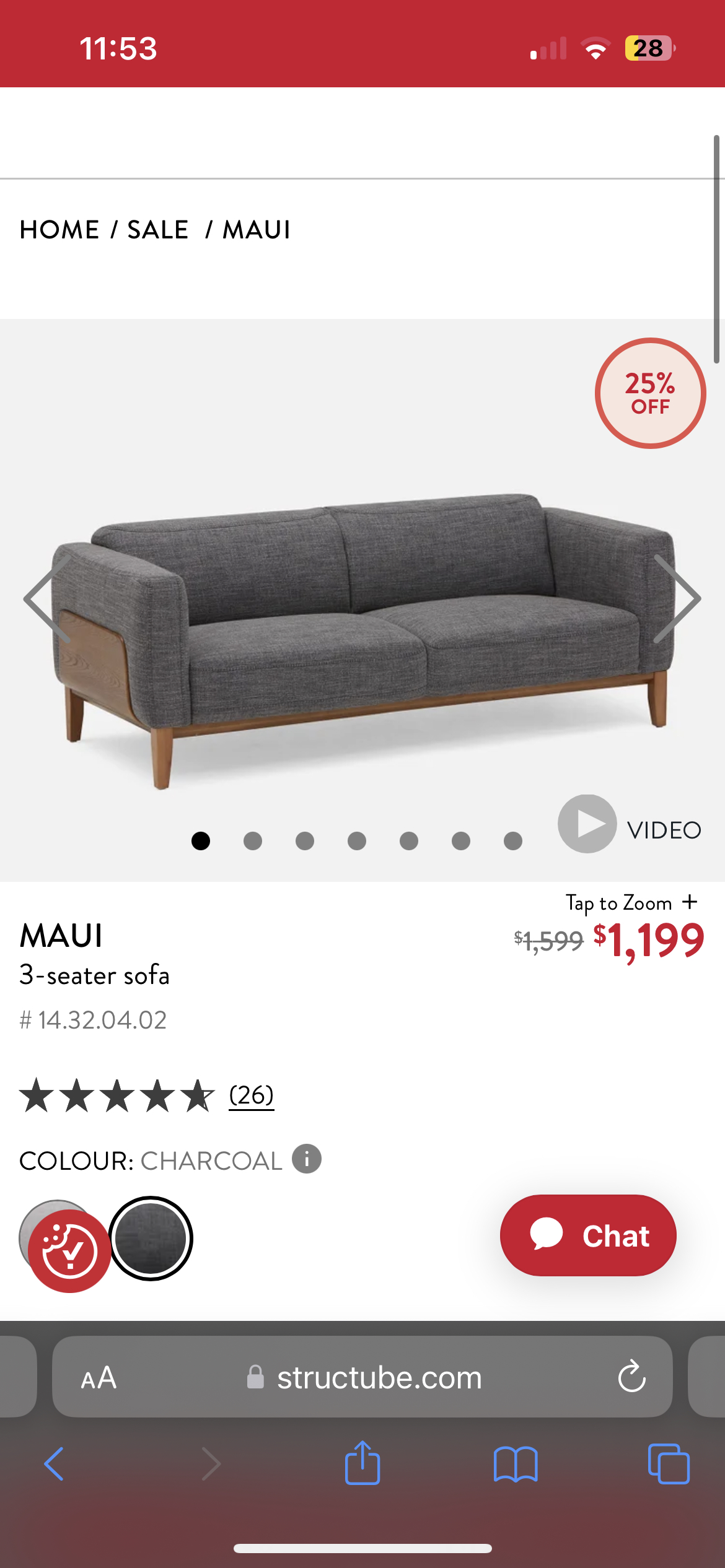 Structube Maui Couch - photo 2