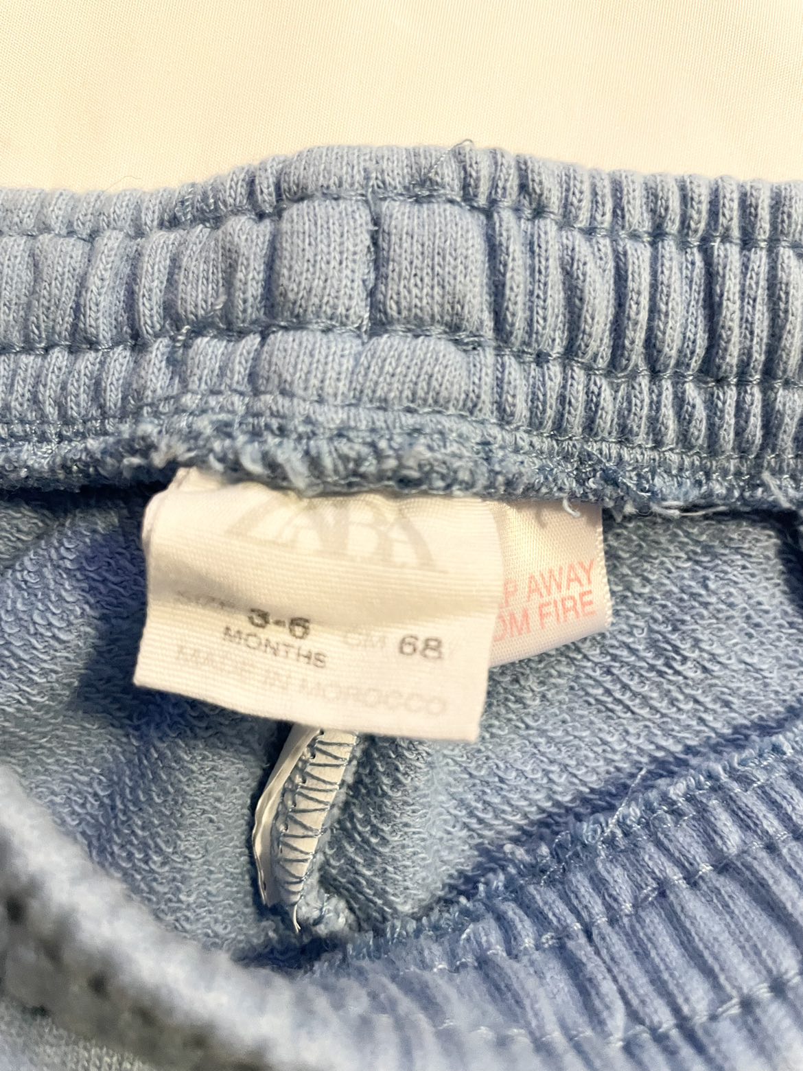 Sz 3-6 mths Zara boys shorts awesome believe everyday blue - photo 2
