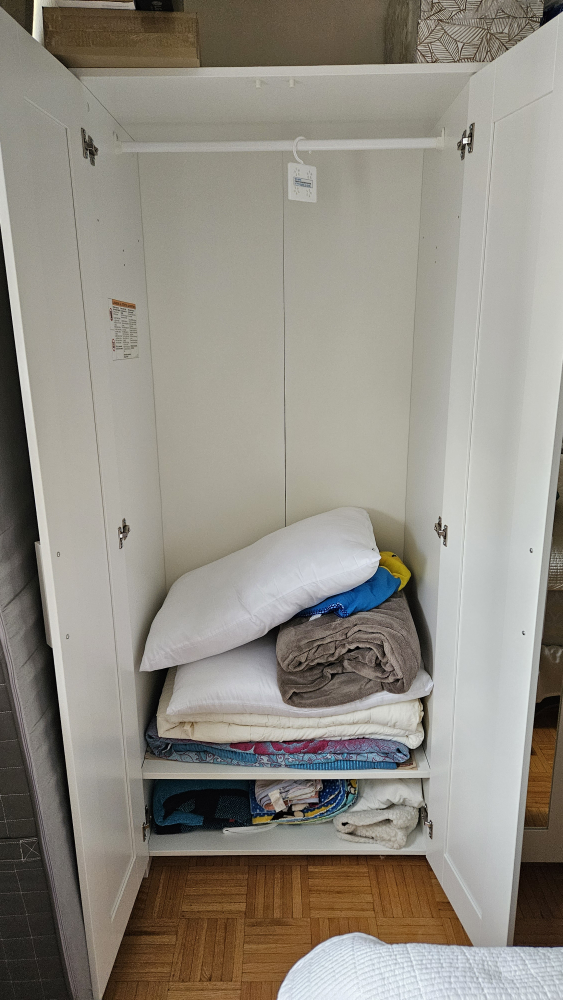 IKEA BRIMNES Wardrobe with 3 doors, white - photo 5
