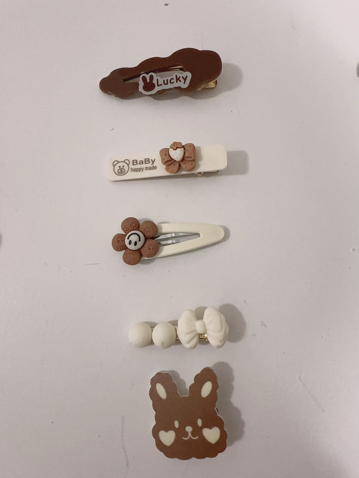 Hair Clips, 5pc a set - photo 2