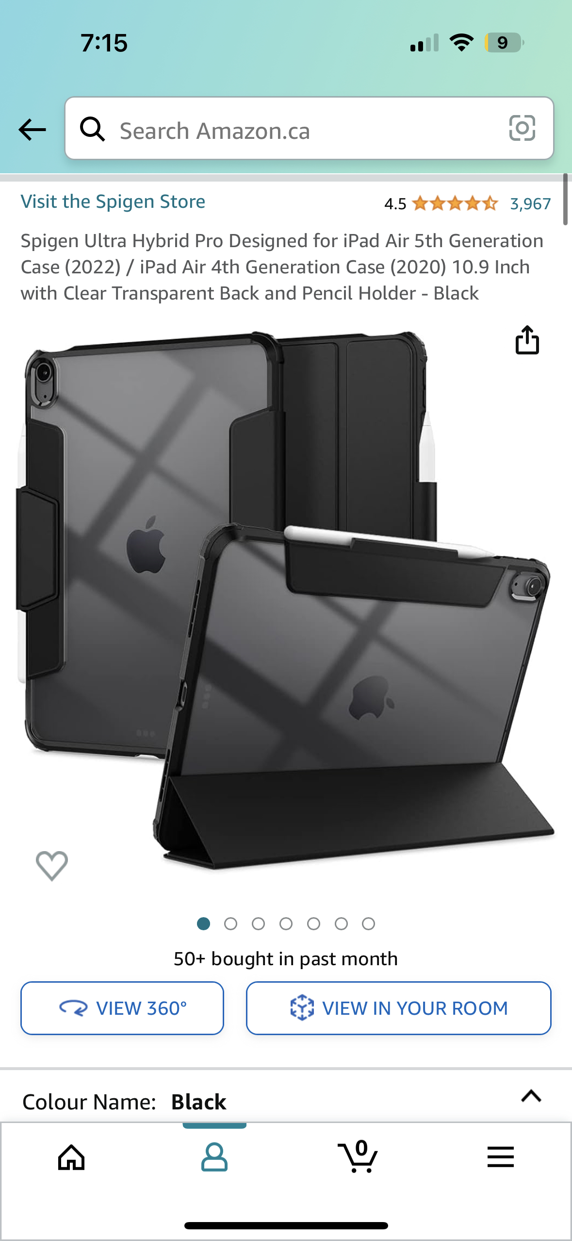 iPad Air Case - 5th & 4th Gen 10.9” - pencil holder image indicator(4)