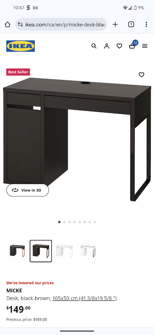 Ikea Micke desk - photo 2