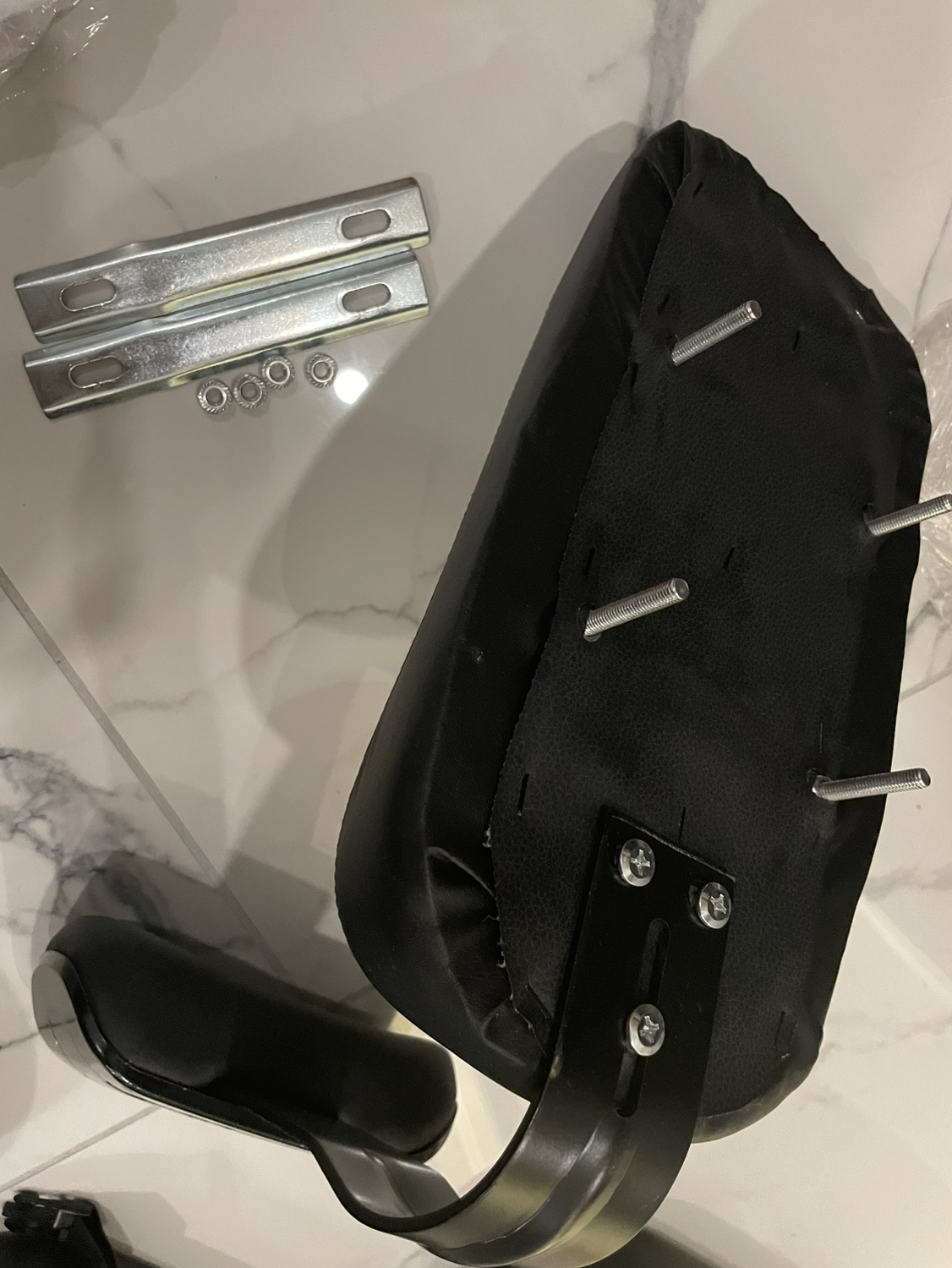 Bike rear seat with back rest - photo 2