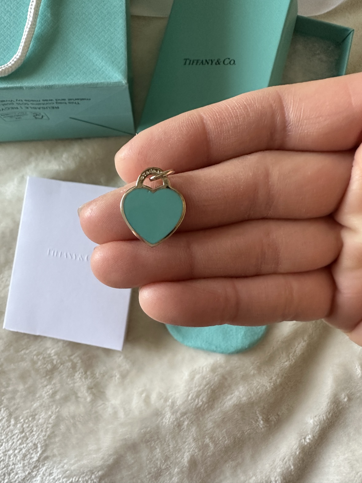 Tiffany (heart shape) pendant charm - small image indicator(4)