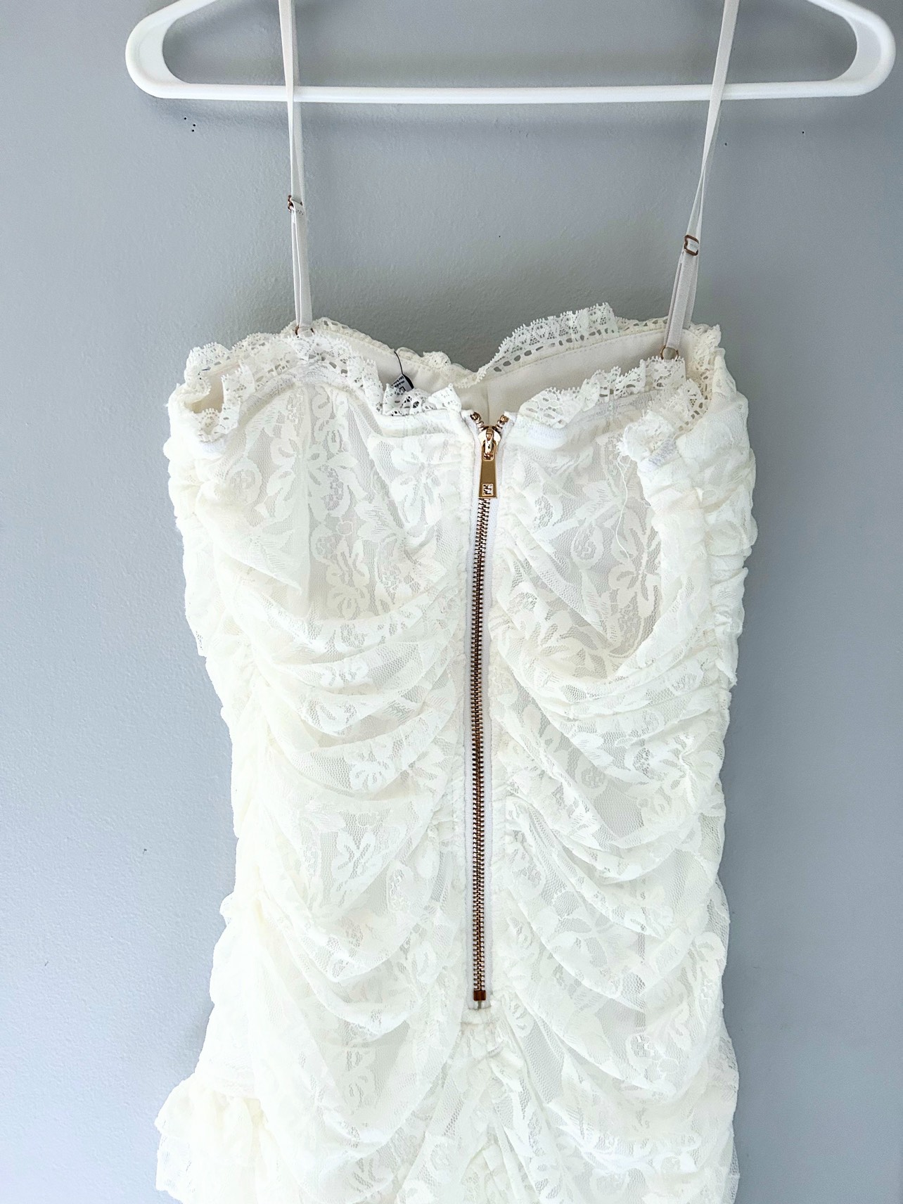 White mini dress - photo 3