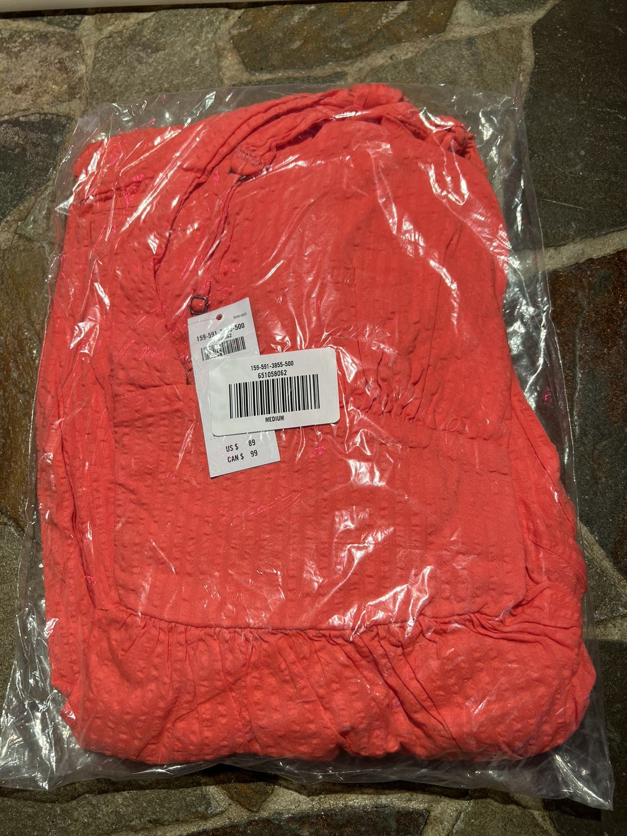 Abercrombie & Fitch Knotted Strap Seersucker Maxi Dress (BNWT) image indicator(4)