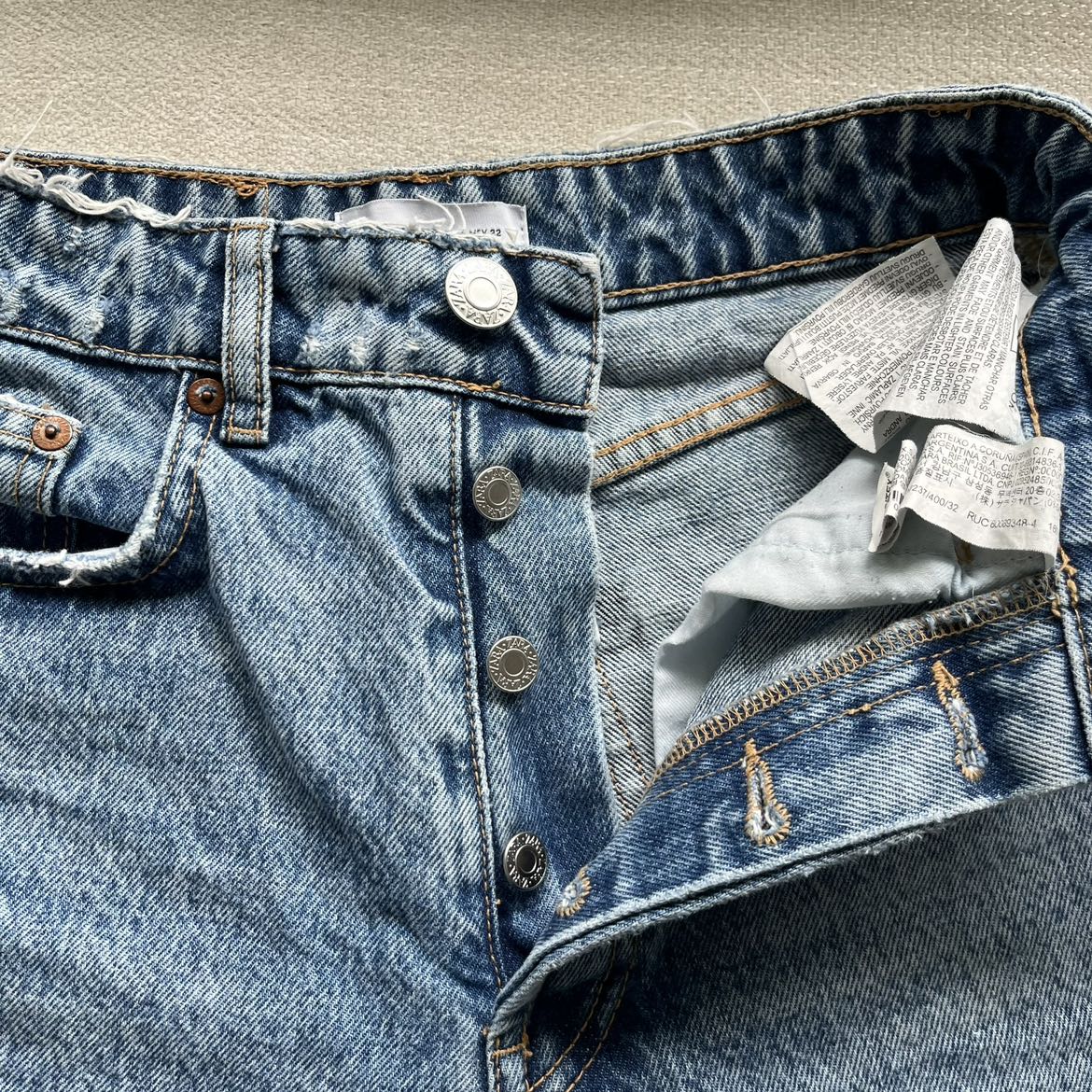 Zara Straight Leg Jeans - photo 4