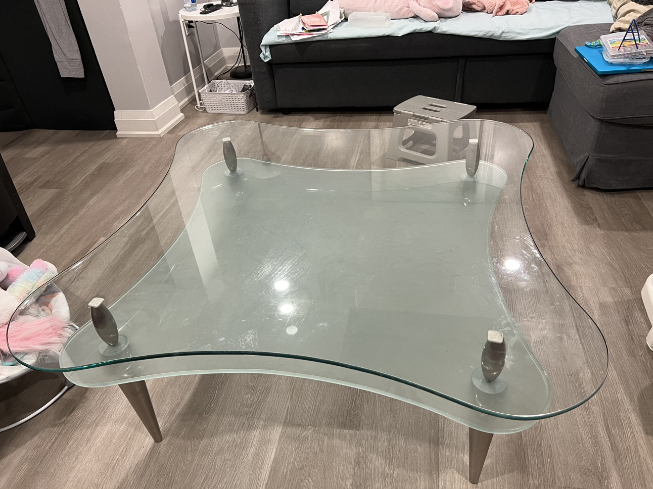 Tempered glass coffee table - photo 2