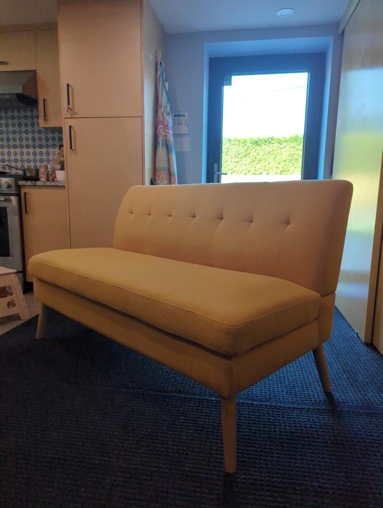 Wayfair Mustard Yellow Couch - photo 3
