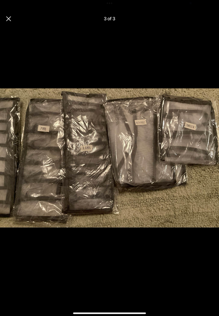Brand New - 6 PCS Wardrobe Clothes Organizers