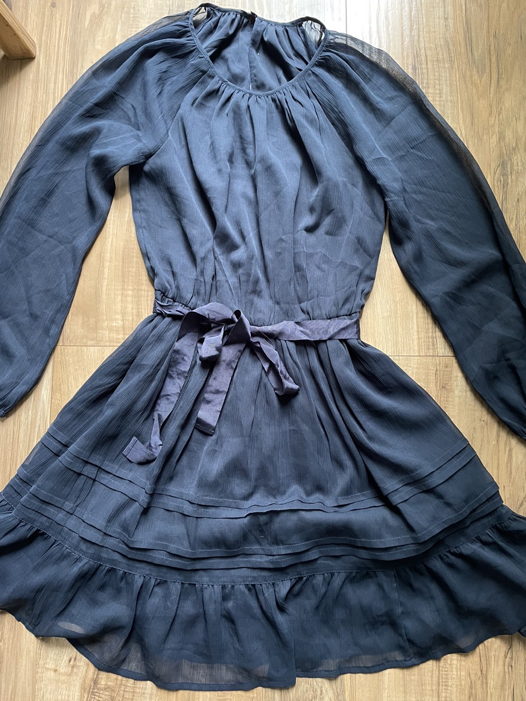 New XS Chiffon Raglan Abercrombie Women Dress thumbnail