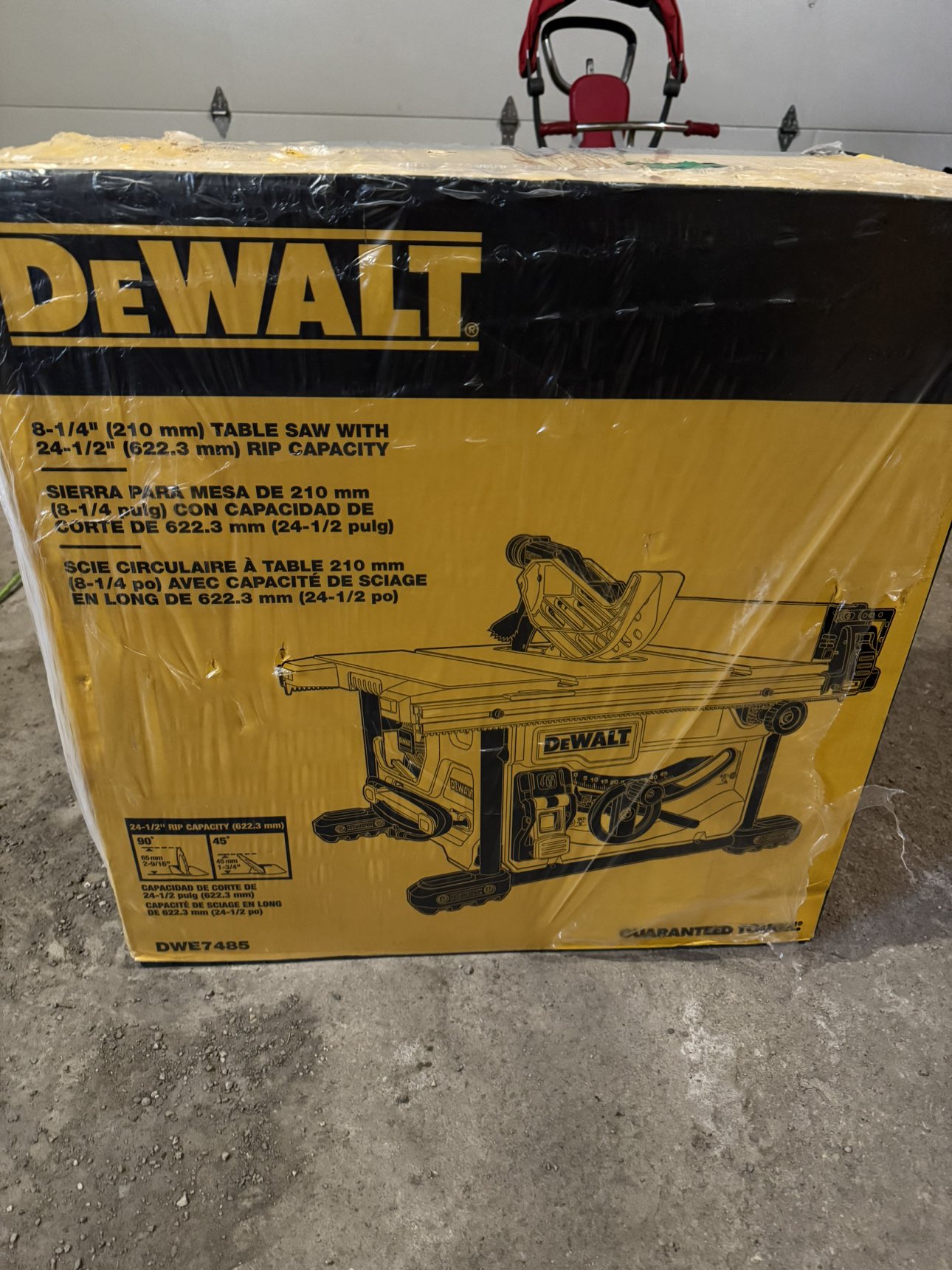 Brand new Dewalt Table Saw—8 1/4”