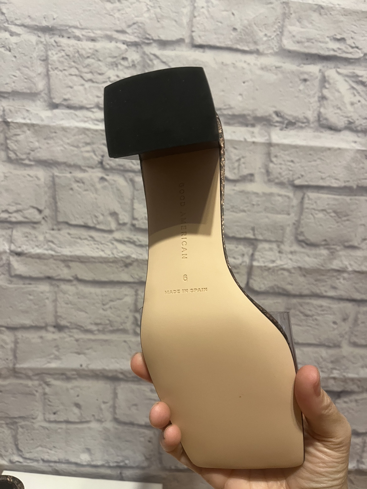 New Good American Shoes Size 6 image indicator(3)