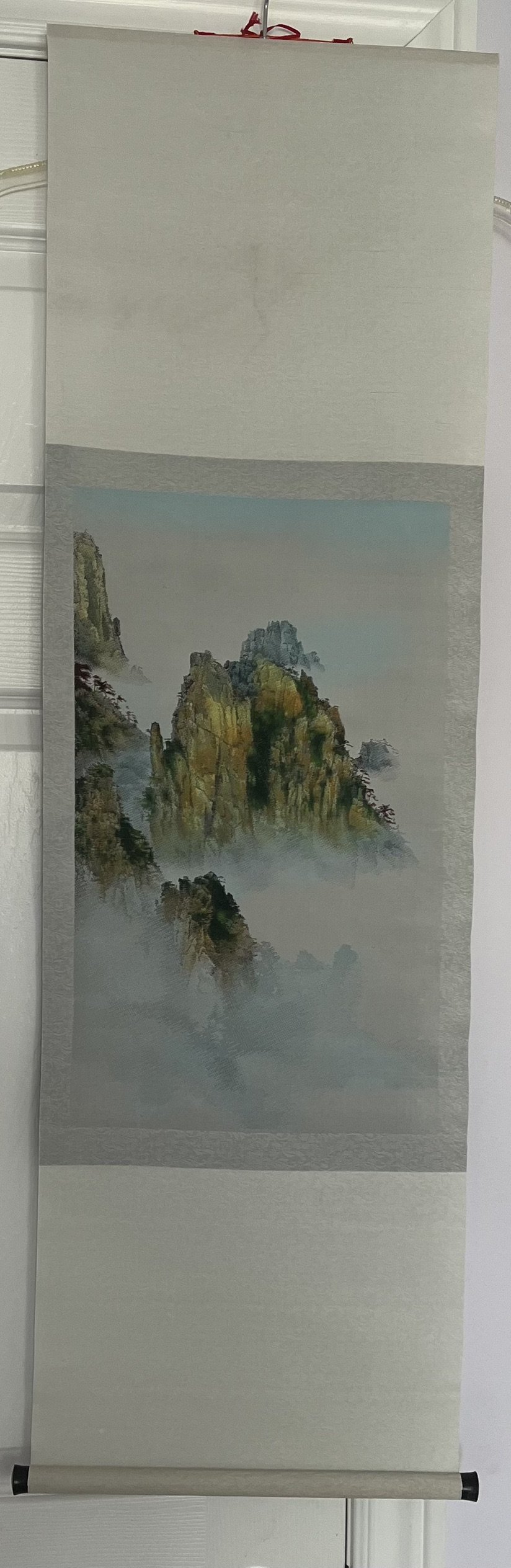 2 Silk Woven Chinese Paintings thumbnail