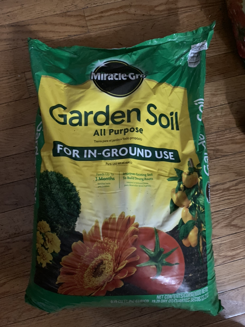 Miracle Gro all purpose garden soil