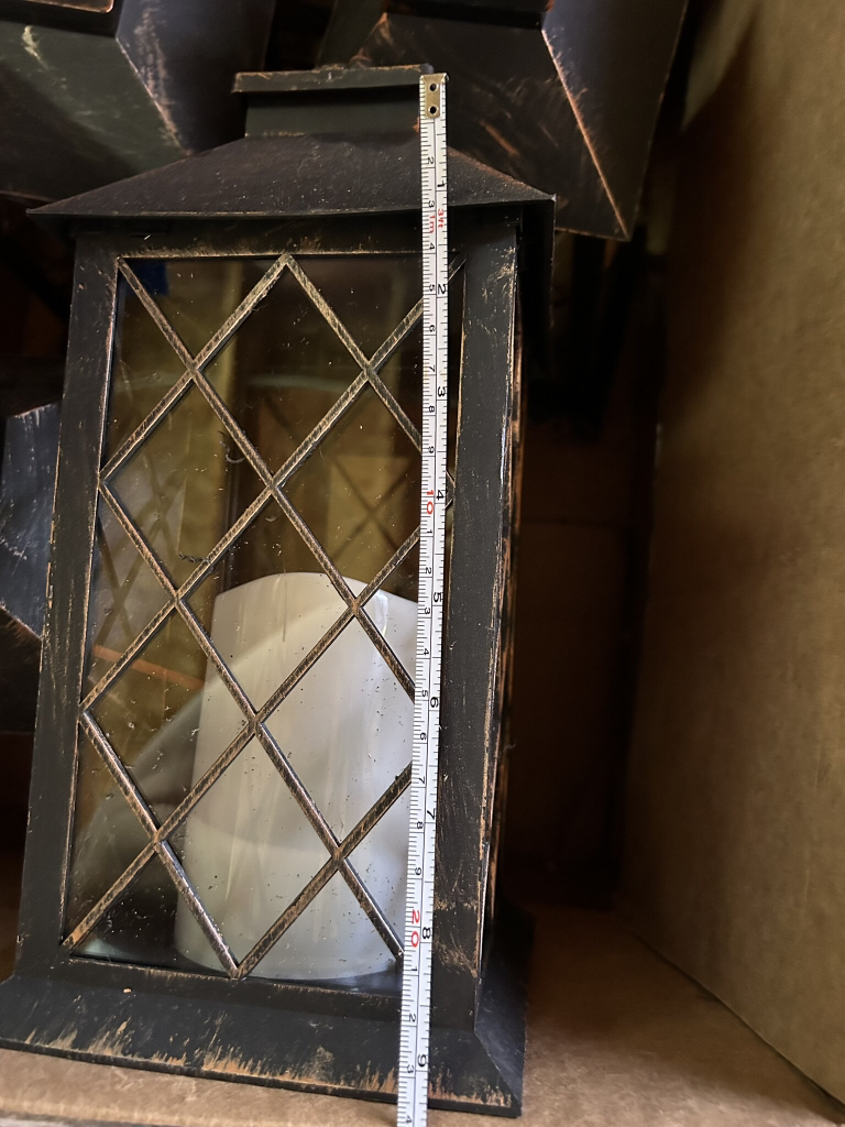 Rustic candle lantern battery - photo 3
