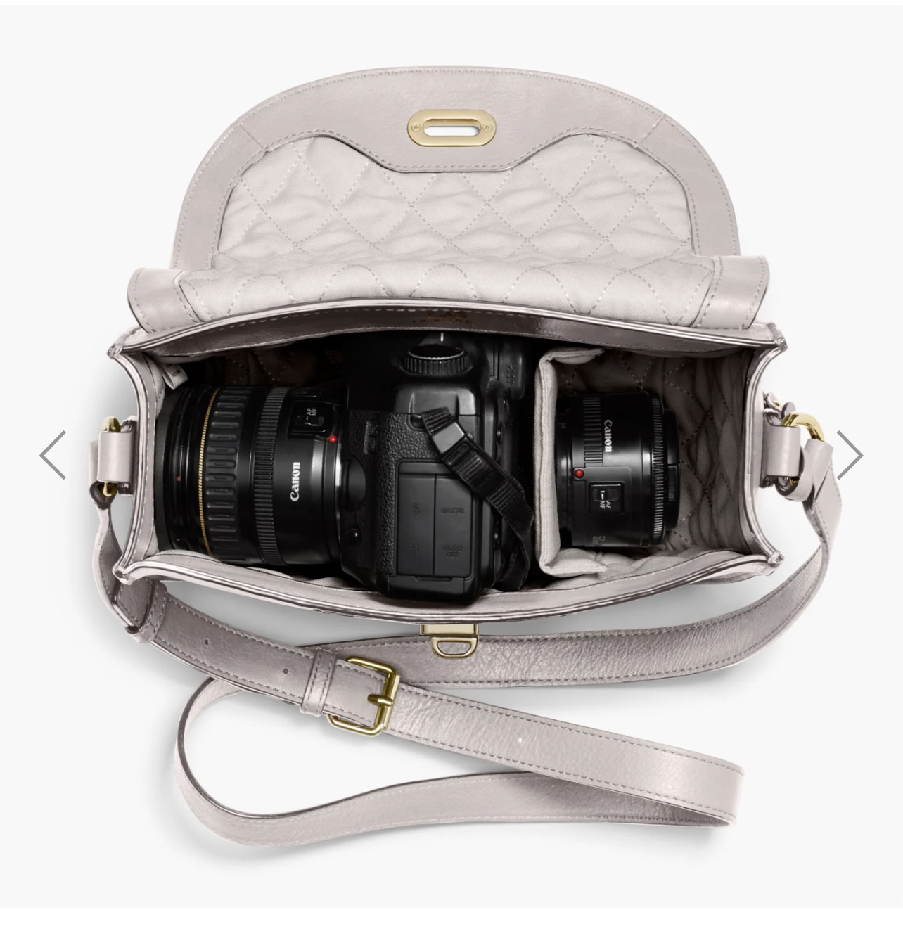 Lo & Sons Claremont Camera Bag in Sage Green image indicator(6)