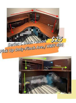 Series C Desk- wood