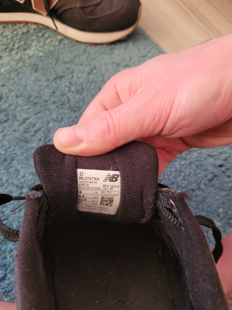 New Balance 574 (size 9) - photo 4