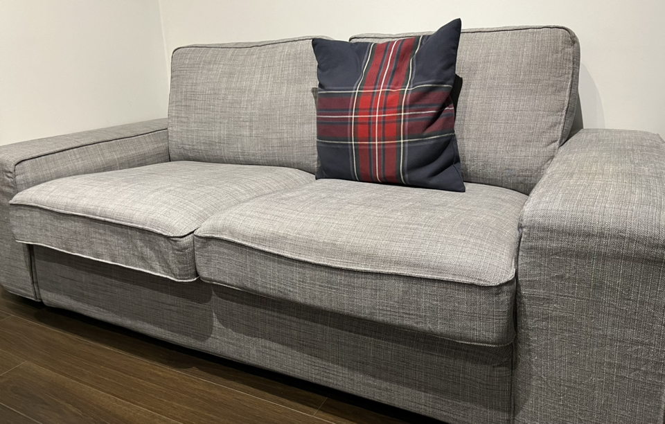 Grey couch (two seater) - photo 2