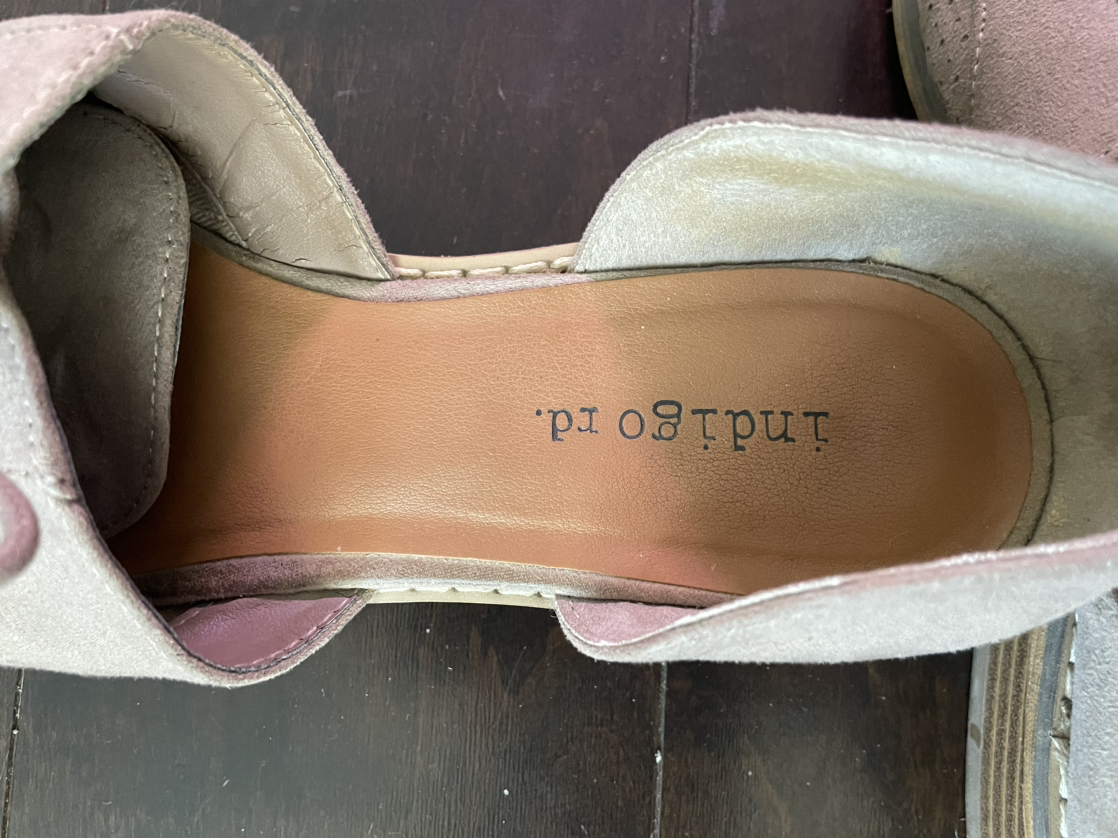 Beige suede oxfords - photo 4