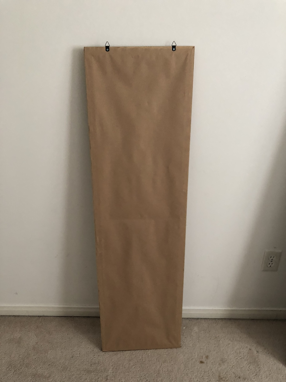 Wooden rectangular door mirror - photo 5