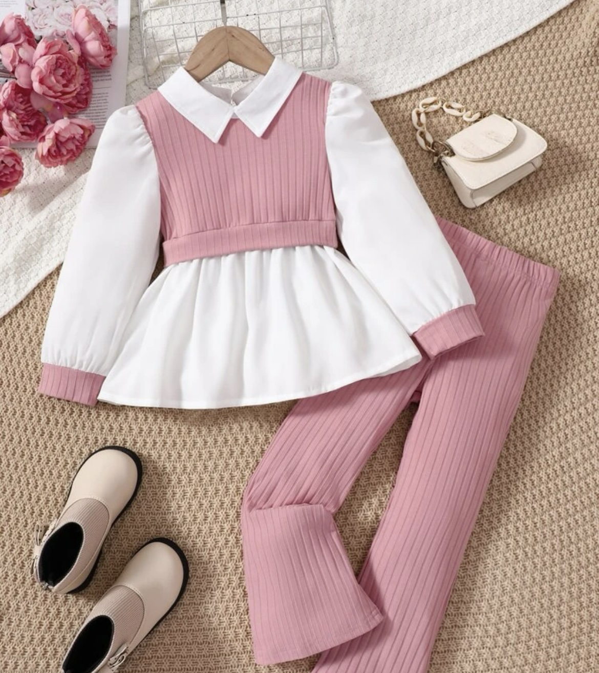 Girls 2 piece pant set