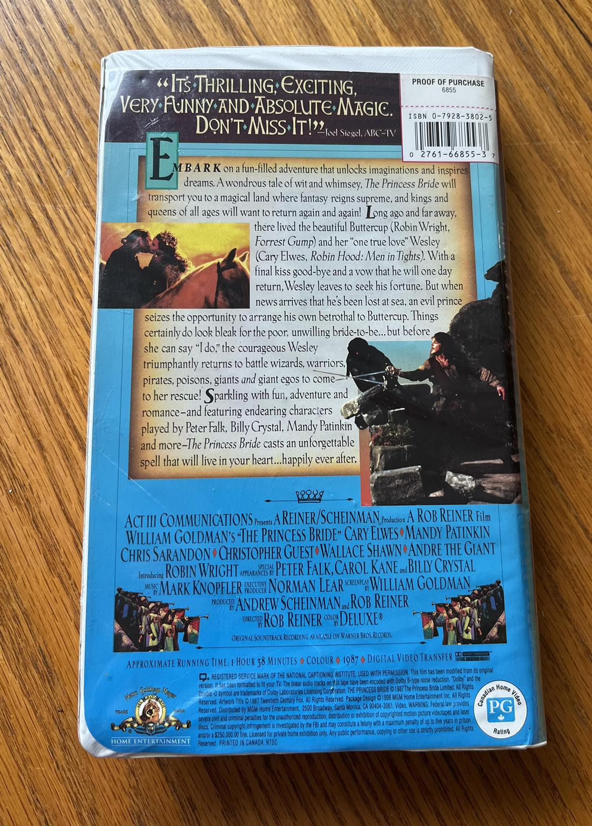 The Princess Bride VHS image indicator(2)