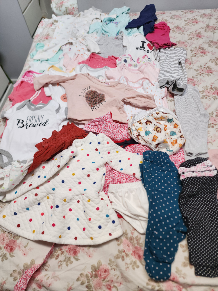 25 cotton 6-9 months old clothes
