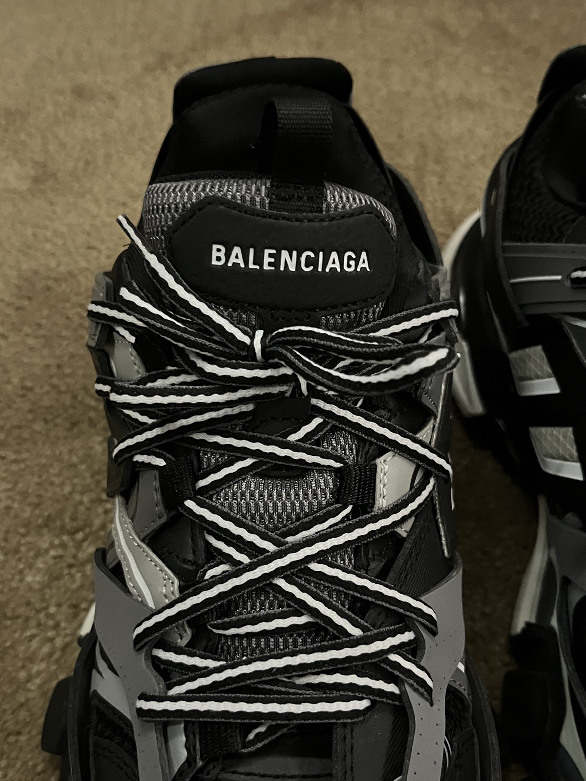 Balenciaga track black grey white - photo 3
