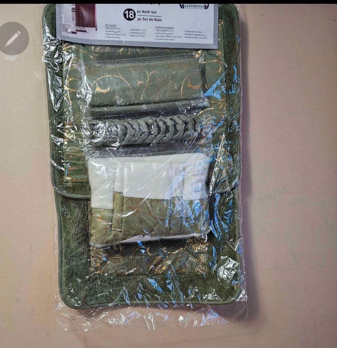 brand new 18-piece bathroom set image indicator(5)