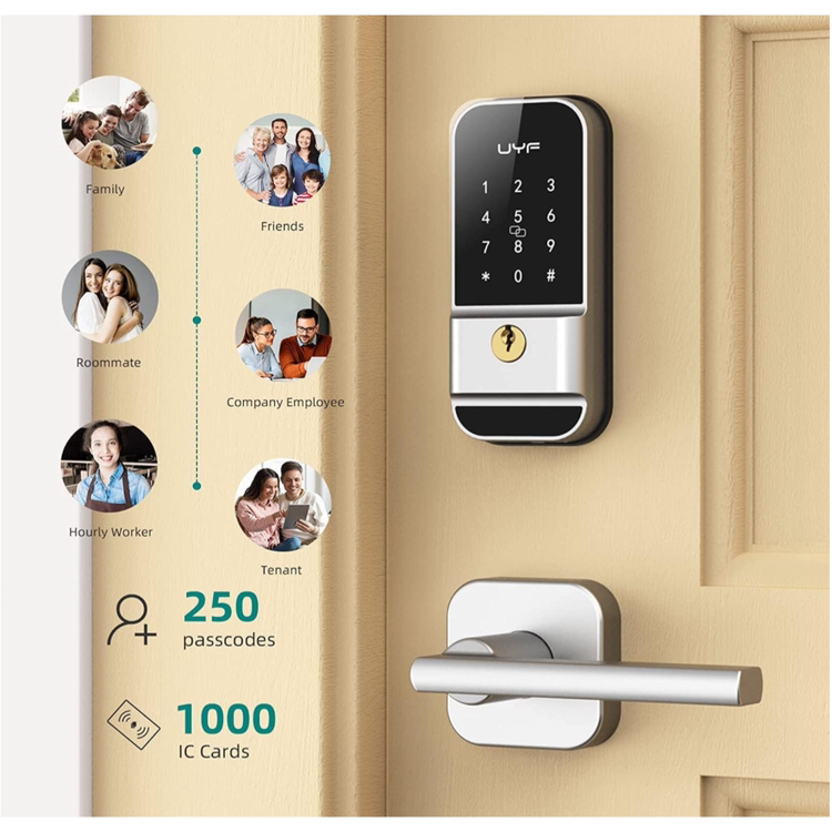 Keyless Entry Door Lock with Levers, - photo 4