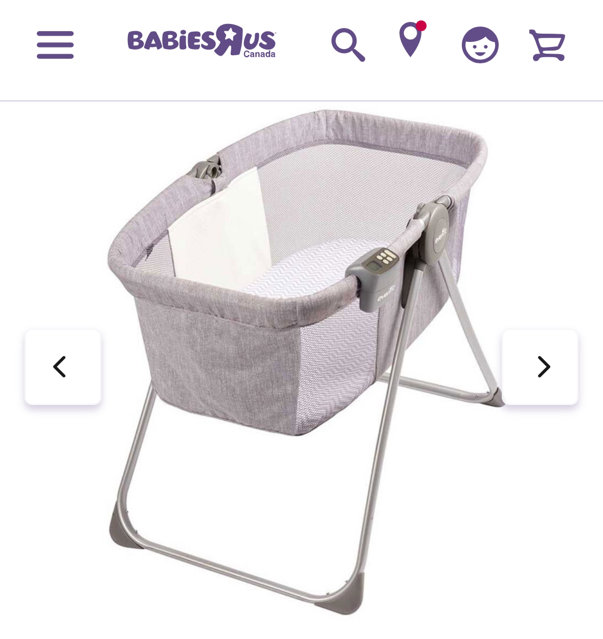 Evenflo Loft Portable Bassinet for Newborn