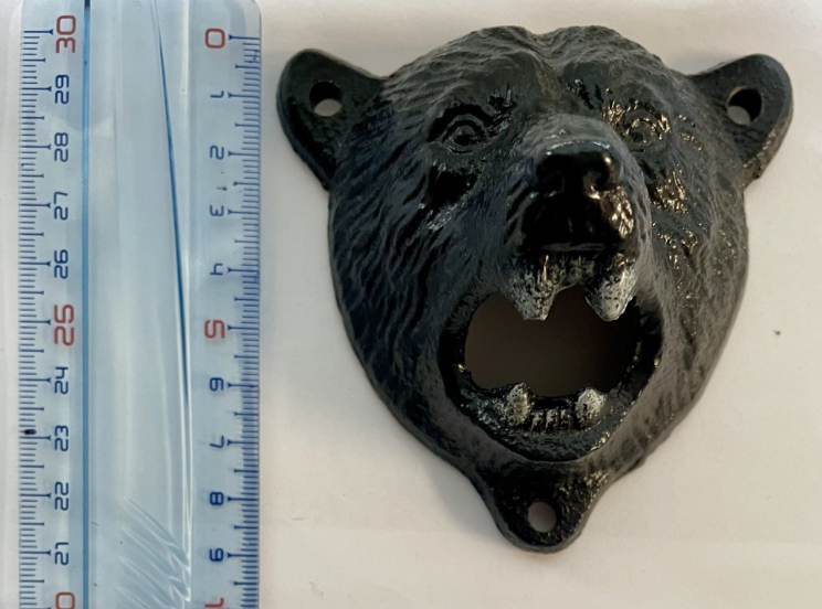 Metal Black Bear Head image indicator(3)