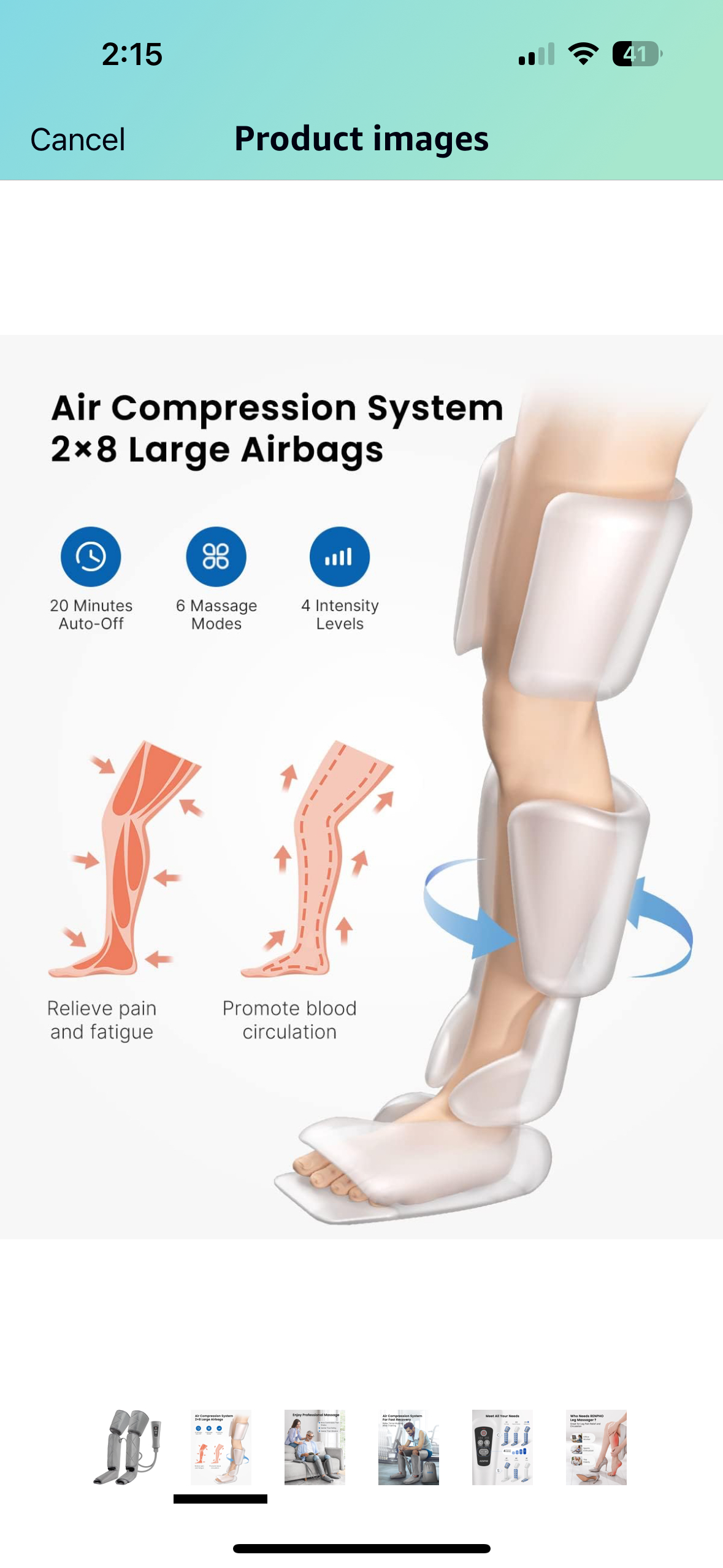 Aeria ultimate massager image indicator(6)