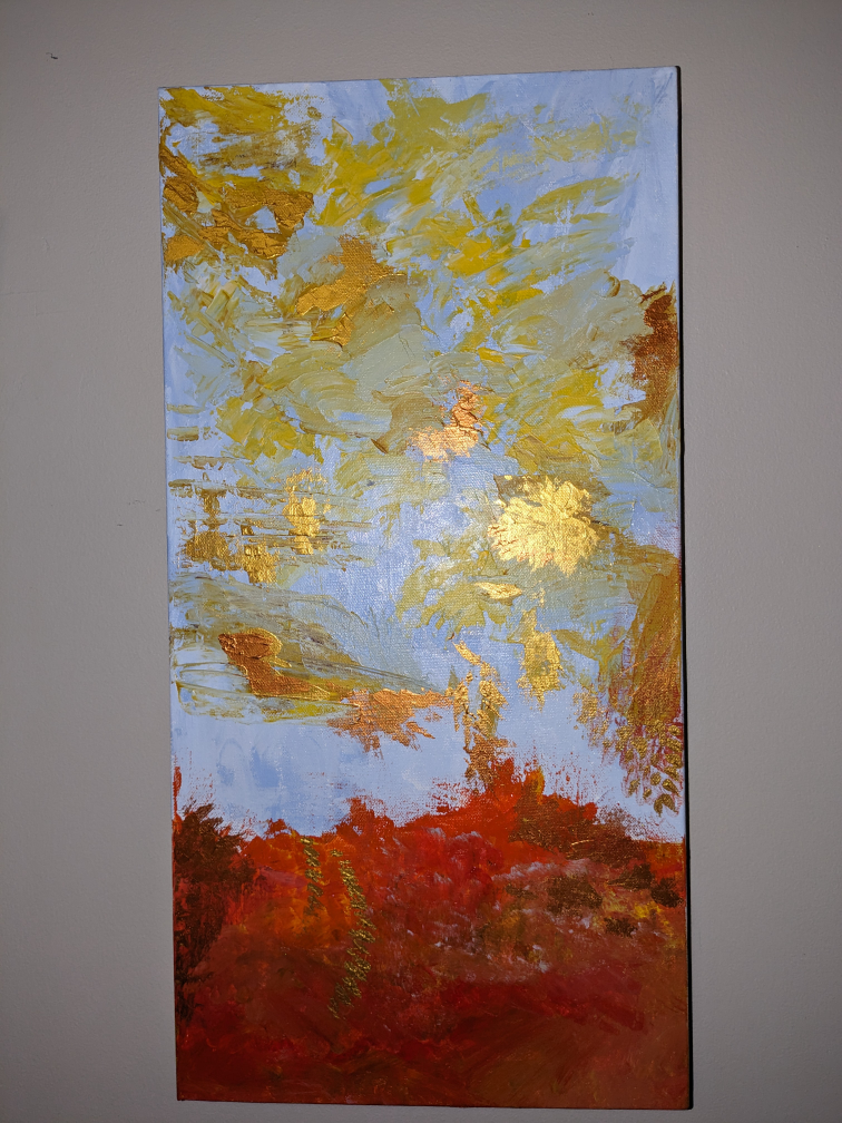 abstract art - acrylic and metallics image indicator(2)