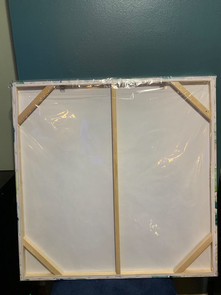 Large Floral Canvas Wall Art (36 in. X 36 in.) image indicator(2)