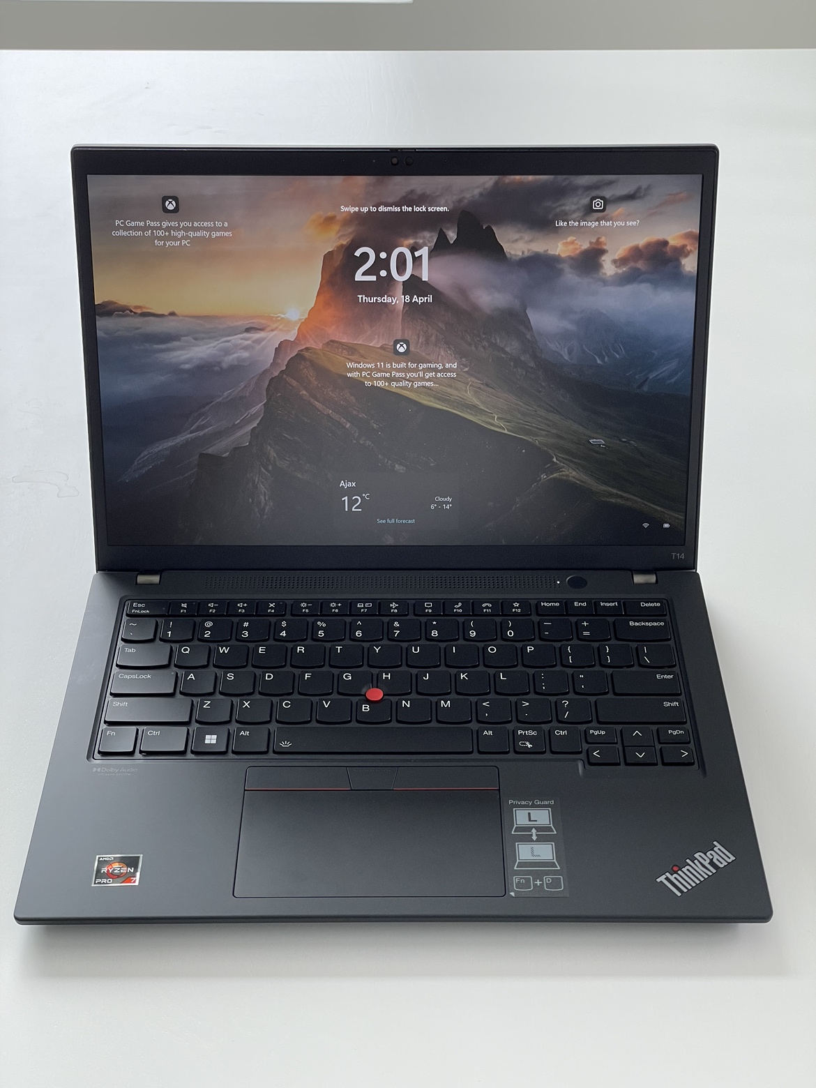 Thinkpad T14 Gen 3 (14” AMD) Ryzen 7 Pro 6850U 32GB RAM 1TB SSD