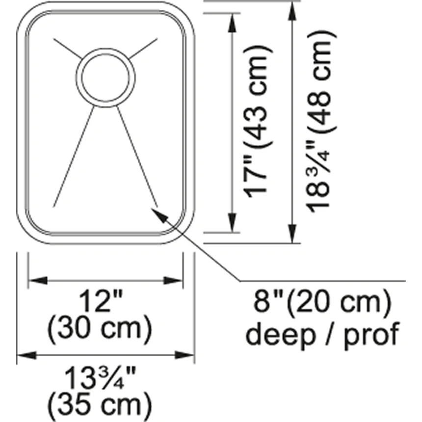 Kindred Undermount Stainless Steel Bar / Kitchen single Sink image indicator(5)