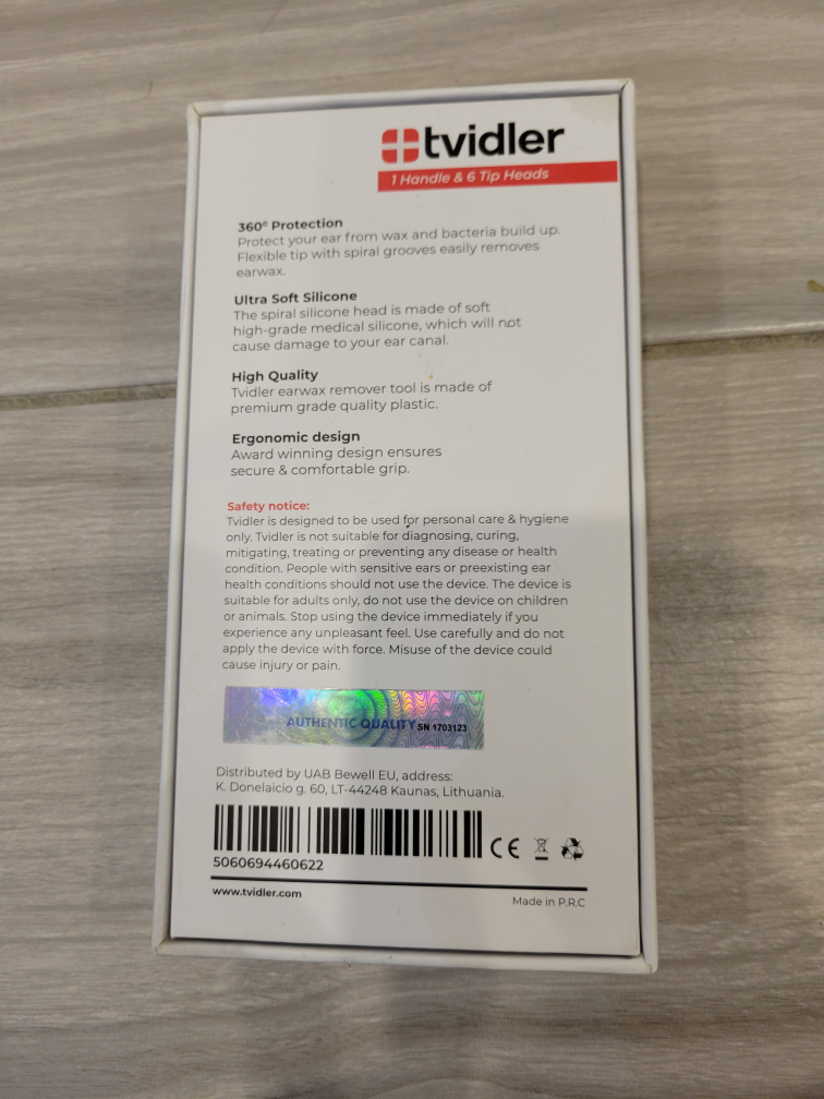 Brand New Tvidler Ear Wax Cleaner image indicator(4)