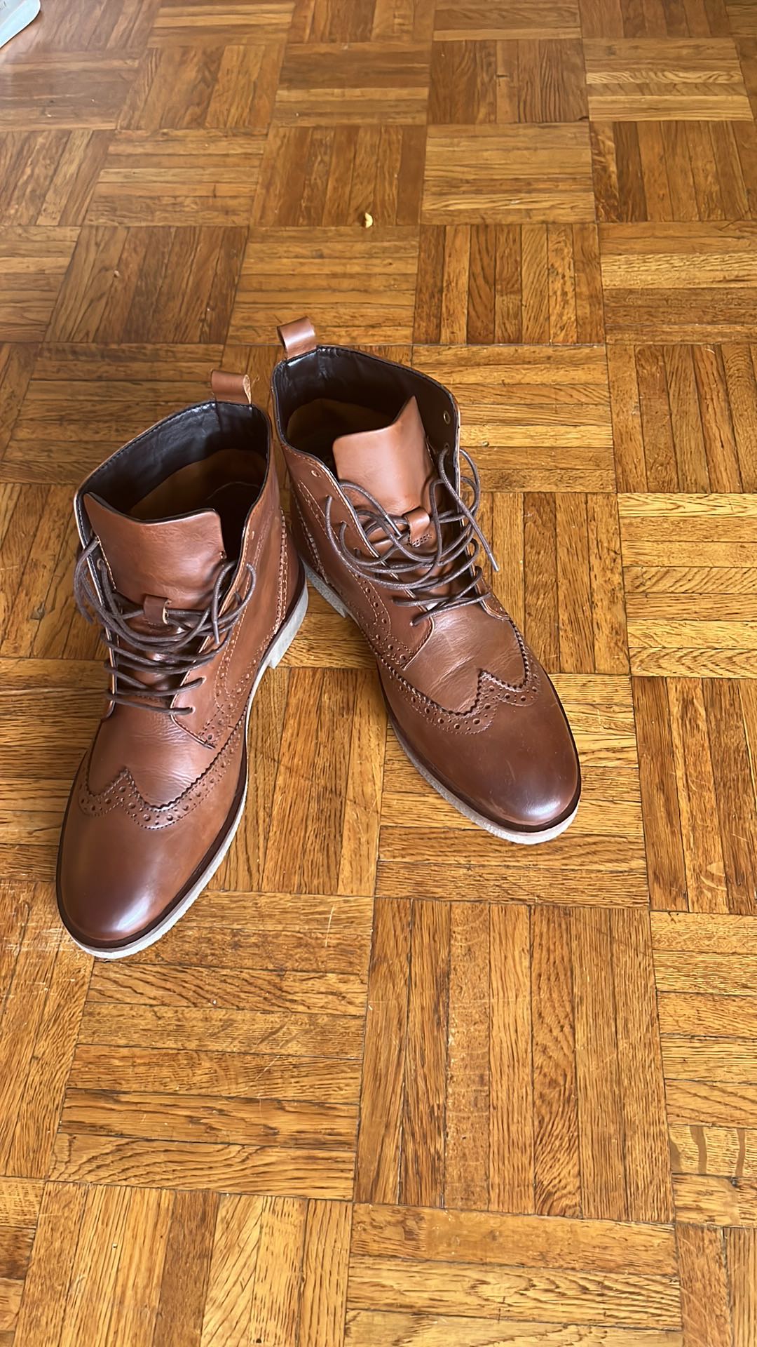Brogue Leather Boots