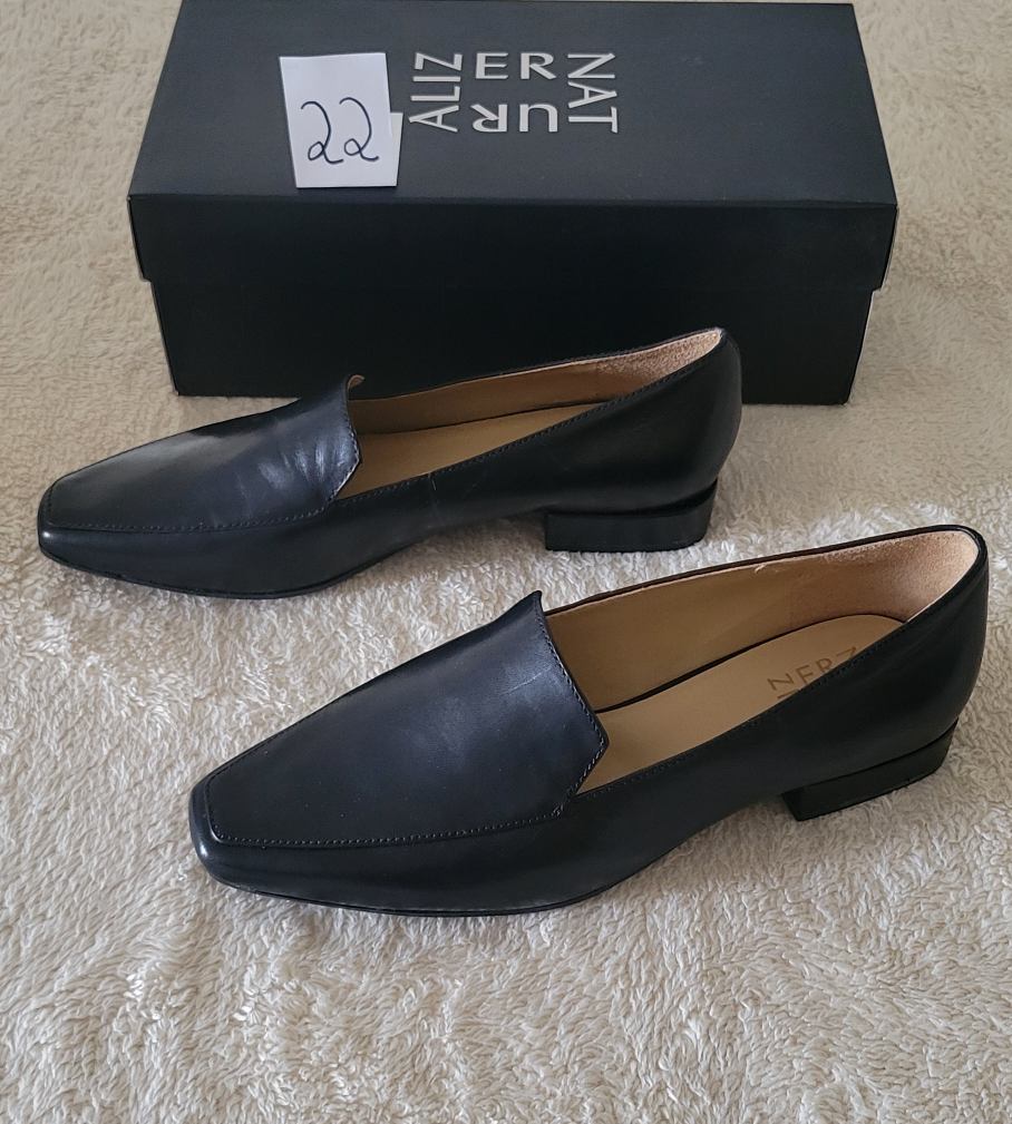 Naturalizer Women's Shoes/ Black Leather shoes image indicator(2)