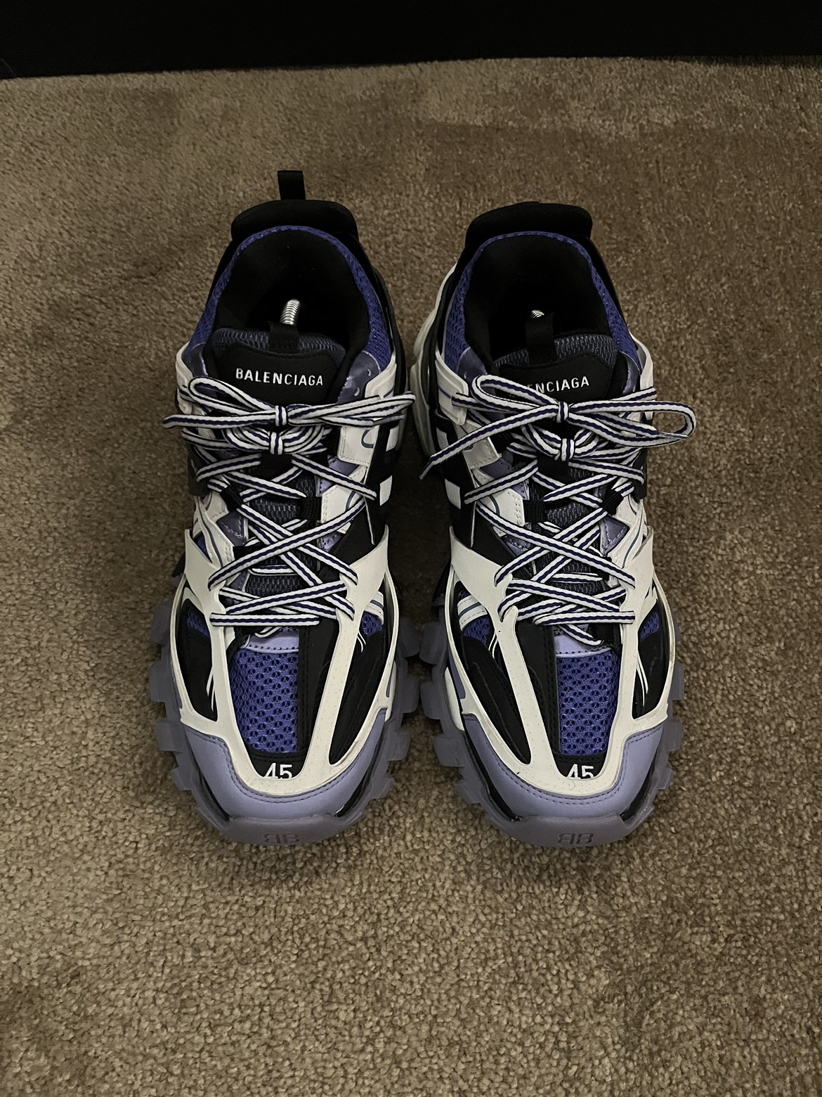 Balenciaga track purple
